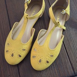 Mod Cloth Mustard Yellow Flats 7.5